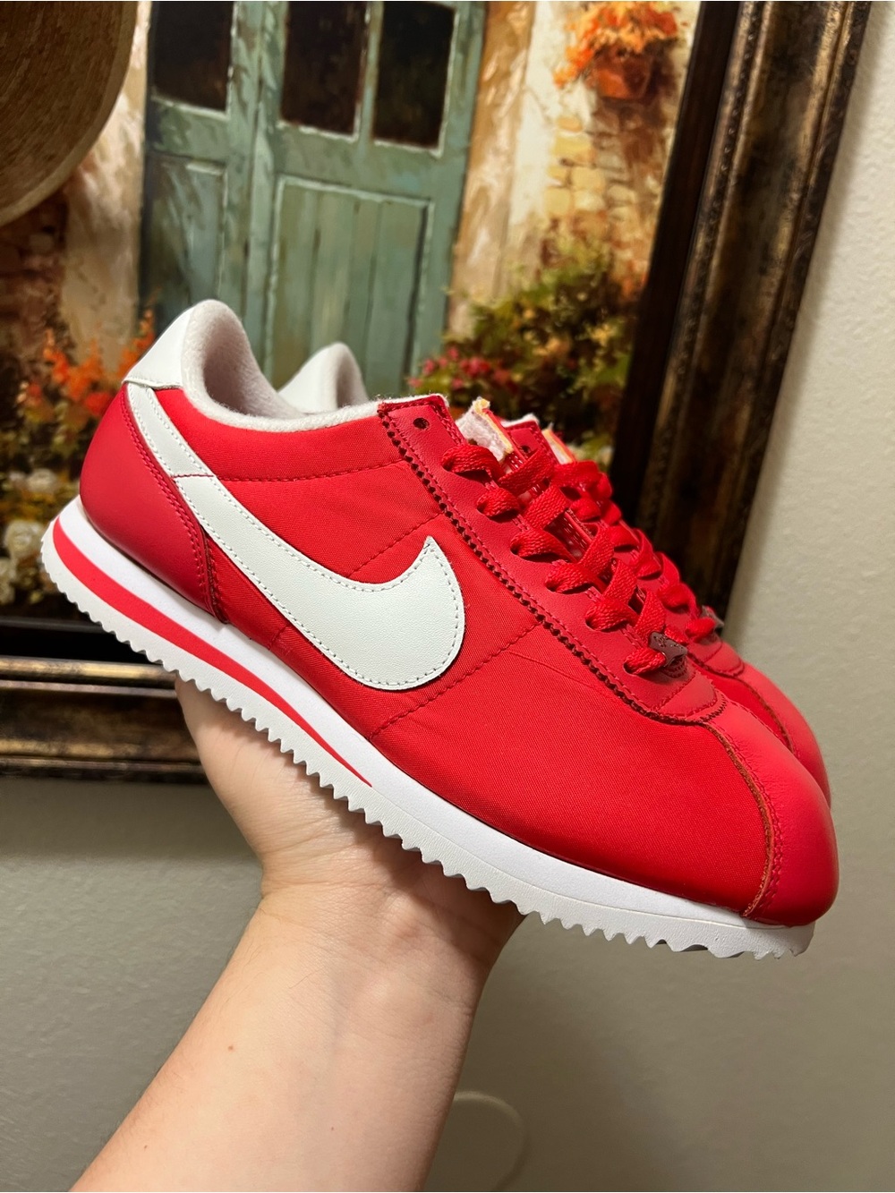 Nike Cortez Basic Nylon Red sneakers rare - Picture 7 of 16